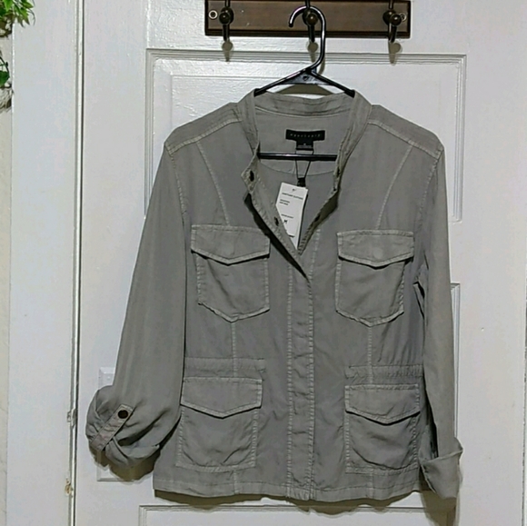 NWT Sanctuary 'Smoke Haze' Safari Cargo Utility Jacket SALE PRICE THRU Sun. OnLy - Picture 15 of 16